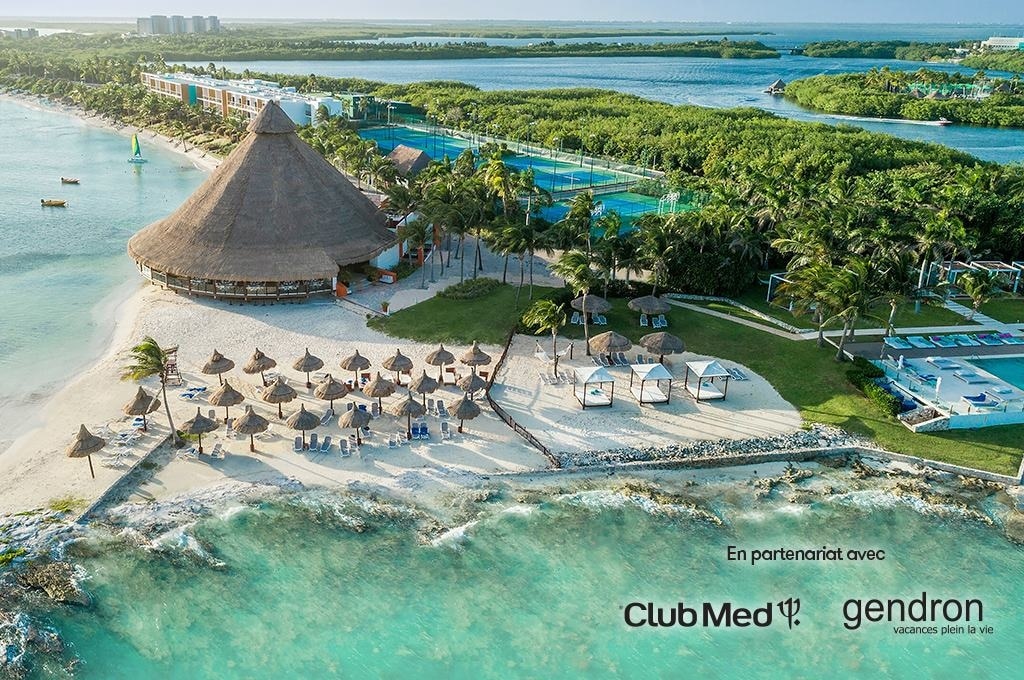Photo à vue des airs du Club Med